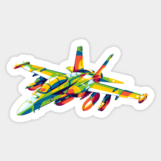 EA-18G Growler Sticker by wpaprint